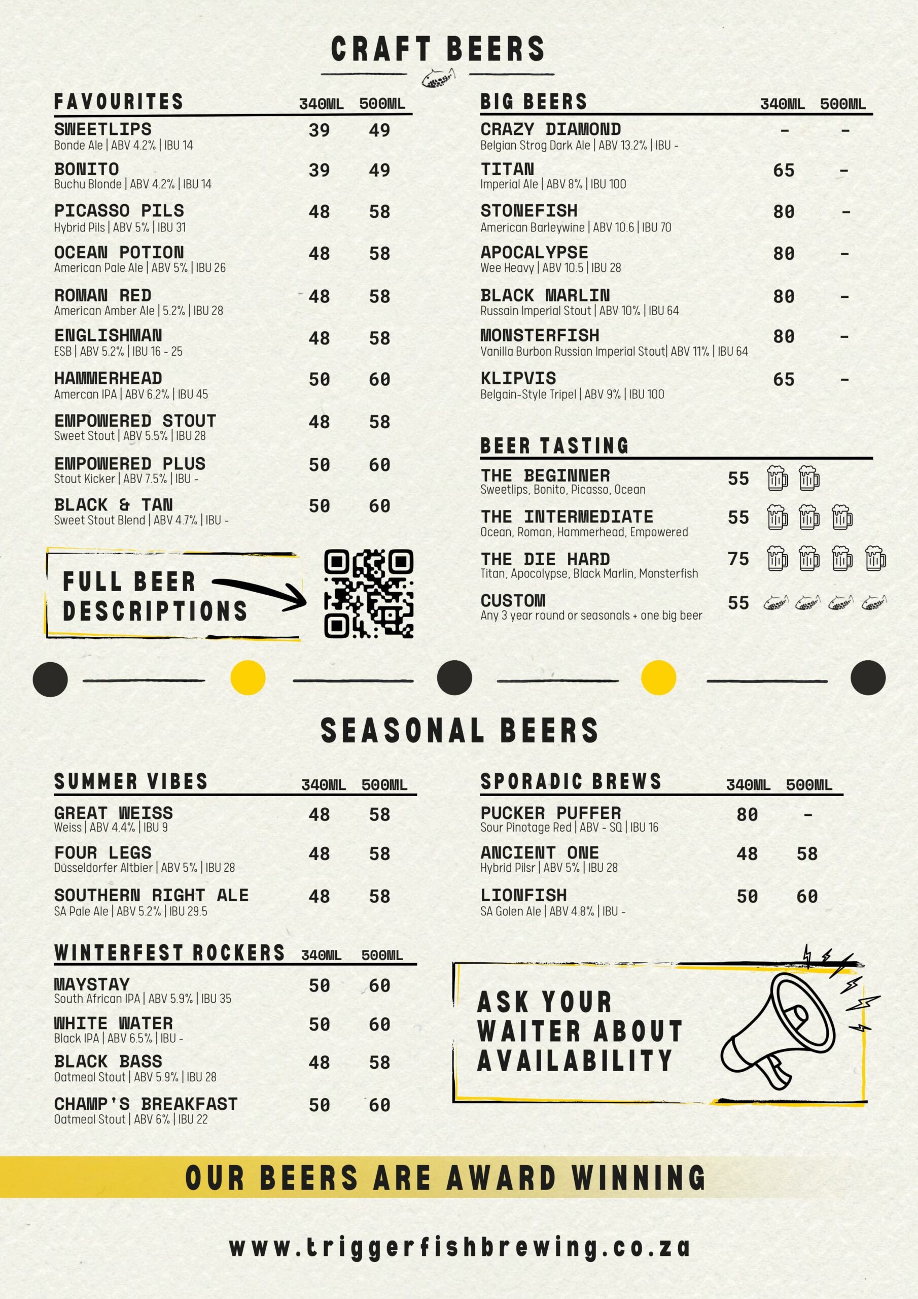 Triggerfish Menu 2026 - Page 4