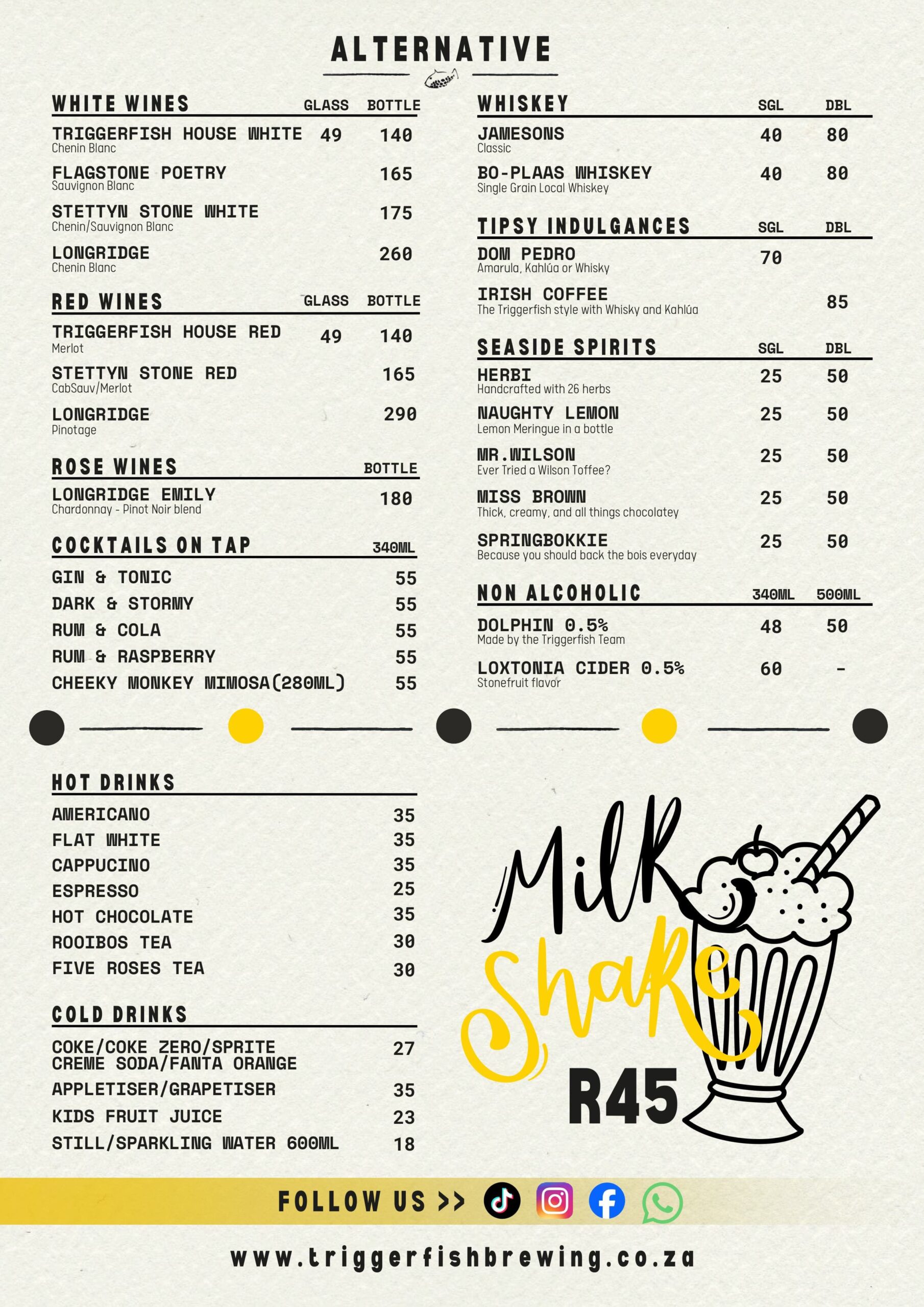 Triggerfish Menu 2026 - Page 4